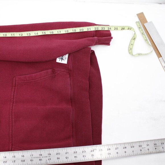 Vintage Stussy Hoodie Men’s Medium asweatshirt Drawstring Made in USA big logo - Picture 4 of 12